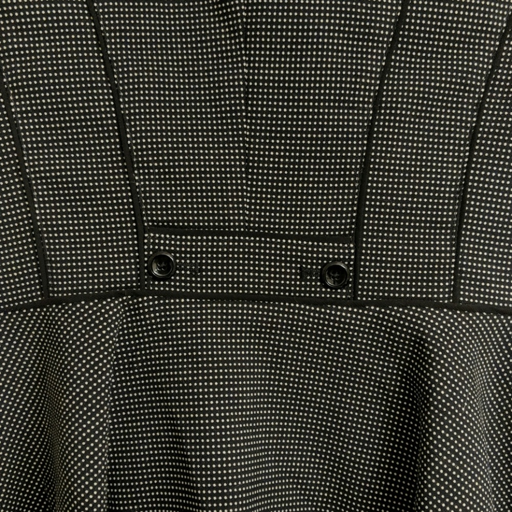 WHBM Polka dot 3/4 sleeve blazer - Picture 4 of 6